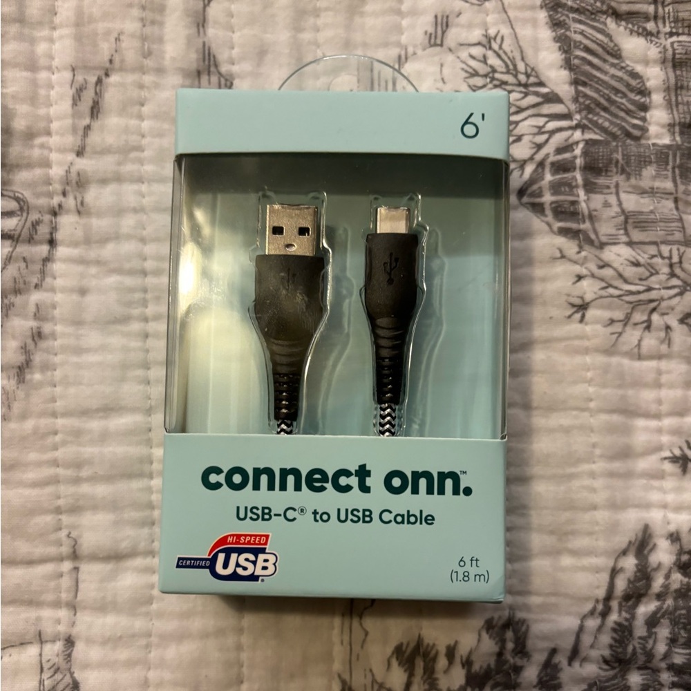 USB C To USB Cord 6ft